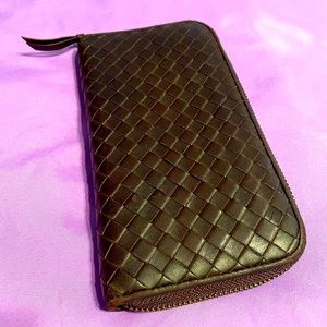 BOTTEGA VENETA weave continental wallet